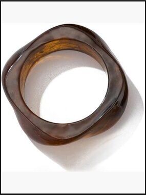 Acrylic Resin Bangle Bracelet Geometric Irregular Cuff Wristband Jewelry Gift